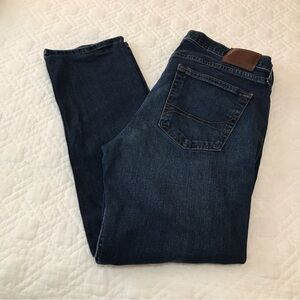 Hollister Dark Blue Slim Straight Leg Jeans Size 34/30